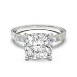 Pavé Frame 3,2,1 White Gold