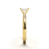 Pavé Frame 3,2,1 Yellow Gold