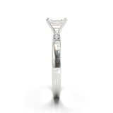 Pavé Frame 3,2,1 White Gold