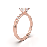 Pavé Frame 3,2,1 Rose Gold