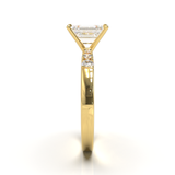 Pavé Frame 3,2,1 Yellow Gold