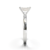 Pavé Frame 3,2,1 White Gold