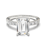 Pavé Frame 3,2,1 White Gold
