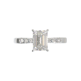 Pavé Frame 3,2,1 White Gold