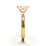 Pavé Frame 3,2,1 Yellow Gold
