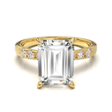 Pavé Frame 3,2,1 Yellow Gold