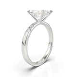 Pavé Frame 3,2,1 White Gold