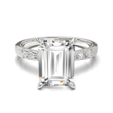 Pavé Frame 3,2,1 White Gold