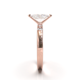 Pavé Frame 3,2,1 Rose Gold
