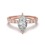 Pavé Frame 3,2,1 Rose Gold