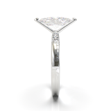 Pavé Frame 3,2,1 White Gold
