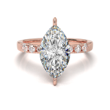 Pavé Frame 3,2,1 Rose Gold