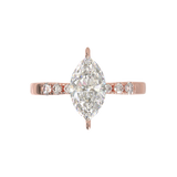 Pavé Frame 3,2,1 Rose Gold