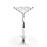Pavé Frame 3,2,1 White Gold