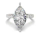 Pavé Frame 3,2,1 White Gold