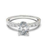 Pavé Frame 3,2,1 White Gold