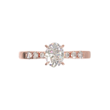 Pavé Frame 3,2,1 Rose Gold