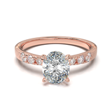 Pavé Frame 3,2,1 Rose Gold