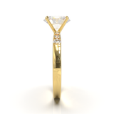 Pavé Frame 3,2,1 Yellow Gold