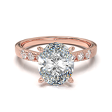 Pavé Frame 3,2,1 Rose Gold