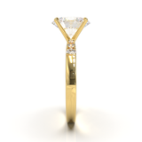 Pavé Frame 3,2,1 Yellow Gold