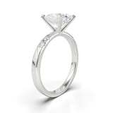 Pavé Frame 3,2,1 White Gold