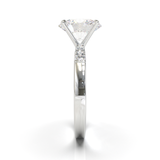 Pavé Frame 3,2,1 White Gold