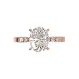 Pavé Frame 3,2,1 Rose Gold