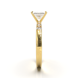 Pavé Frame 3,2,1 Yellow Gold