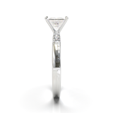 Pavé Frame 3,2,1 White Gold