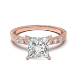 Pavé Frame 3,2,1 Rose Gold