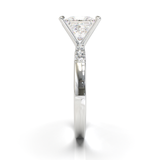 Pavé Frame 3,2,1 White Gold