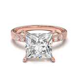Pavé Frame 3,2,1 Rose Gold