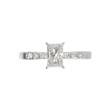Pavé Frame 3,2,1 White Gold