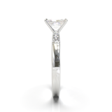 Pavé Frame 3,2,1 White Gold