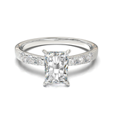 Pavé Frame 3,2,1 White Gold