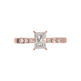 Pavé Frame 3,2,1 Rose Gold