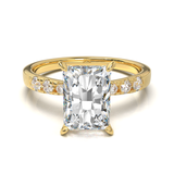 Pavé Frame 3,2,1 Yellow Gold