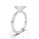 Pavé Frame 3,2,1 White Gold