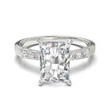 Pavé Frame 3,2,1 White Gold