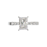 Pavé Frame 3,2,1 White Gold