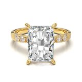 Pavé Frame 3,2,1 Yellow Gold