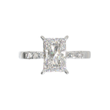 Pavé Frame 3,2,1 White Gold