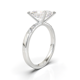 Pavé Frame 3,2,1 White Gold