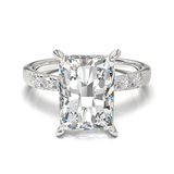Pavé Frame 3,2,1 White Gold