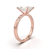 Pavé Frame 3,2,1 Rose Gold