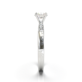 Pavé Frame 3,2,1 White Gold