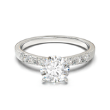 Pavé Frame 3,2,1 White Gold