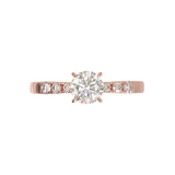 Pavé Frame 3,2,1 Rose Gold
