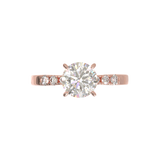 Pavé Frame 3,2,1 Rose Gold